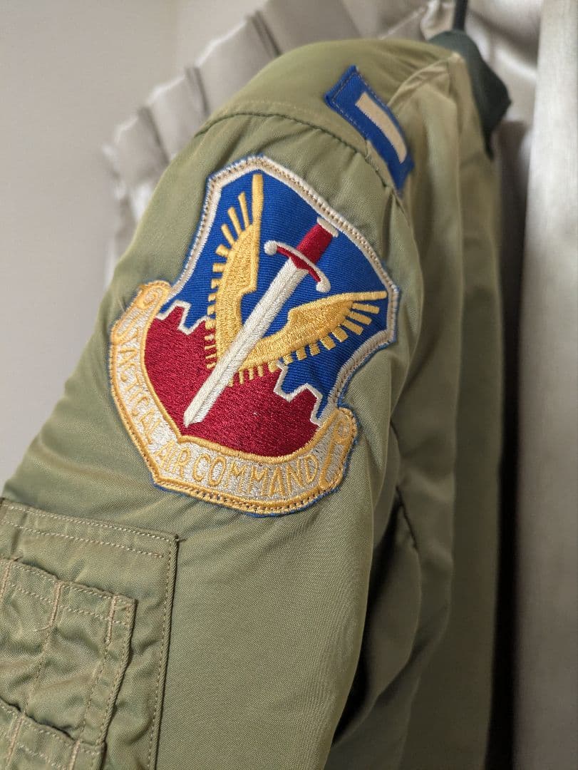 バズリクソンズ　MA-1　フライトジャケット　パッチカスタム