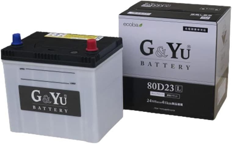 G&Yu バッテリー 80D23 L