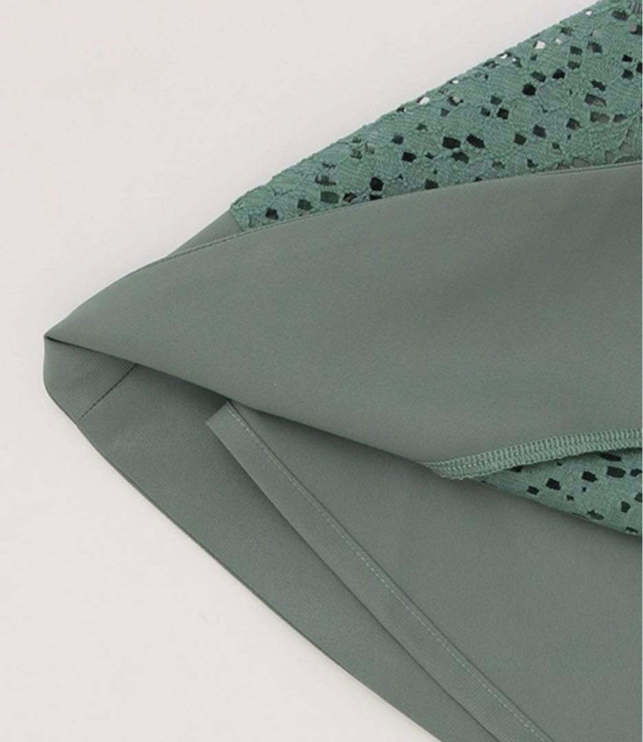 お値下げ　総レースドレスL