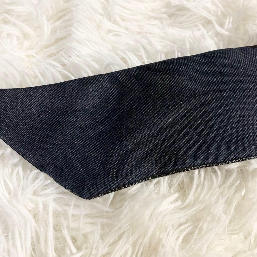 クリスチャンディオール　トロッター　ミッツァ　リボンスカーフ　オブリーク　シルク