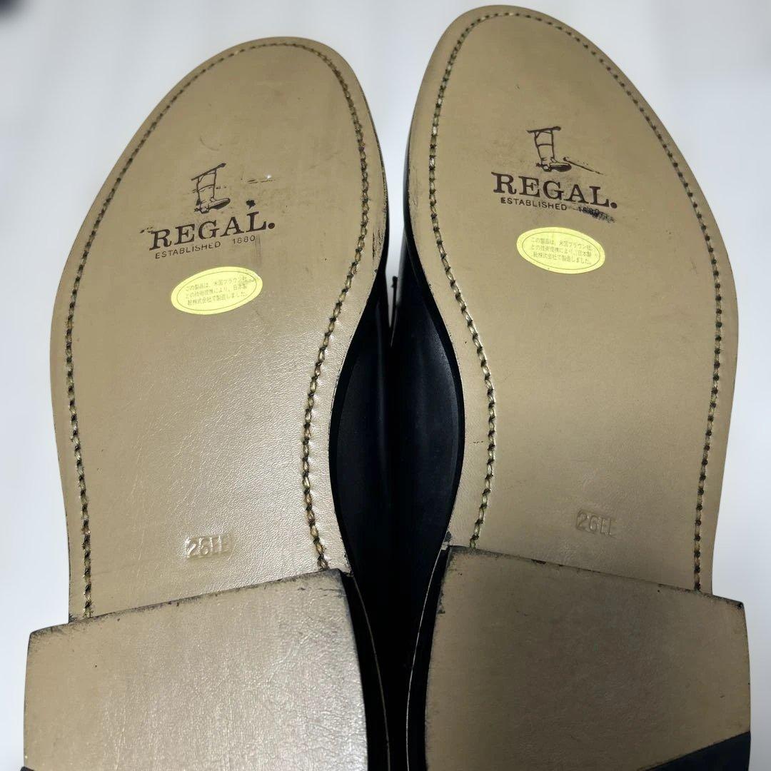 REGAL リーガル　プレーントゥ　革底　26