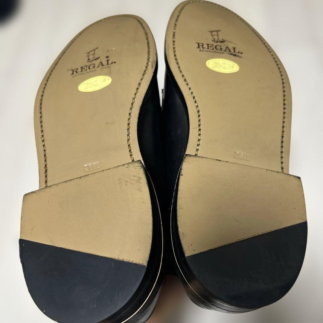 REGAL リーガル　プレーントゥ　革底　26