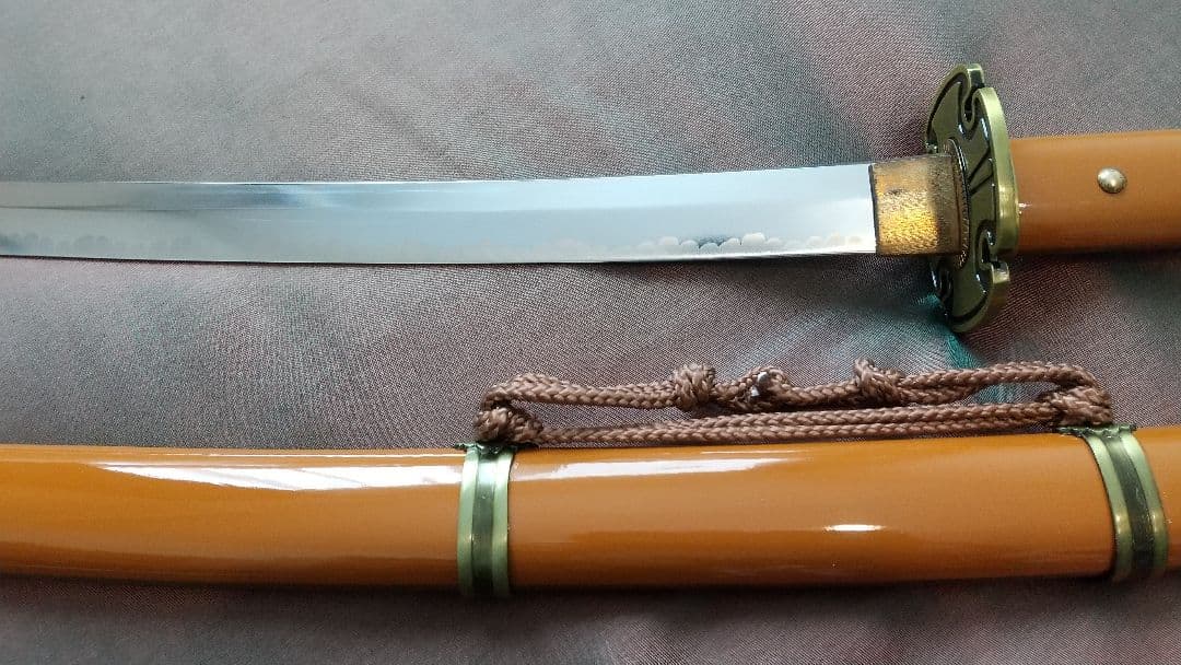 【金属刀身】髭切 模造刀 武具 日本刀 刀剣乱舞 コスプレ 太刀 模擬刀 刀剣