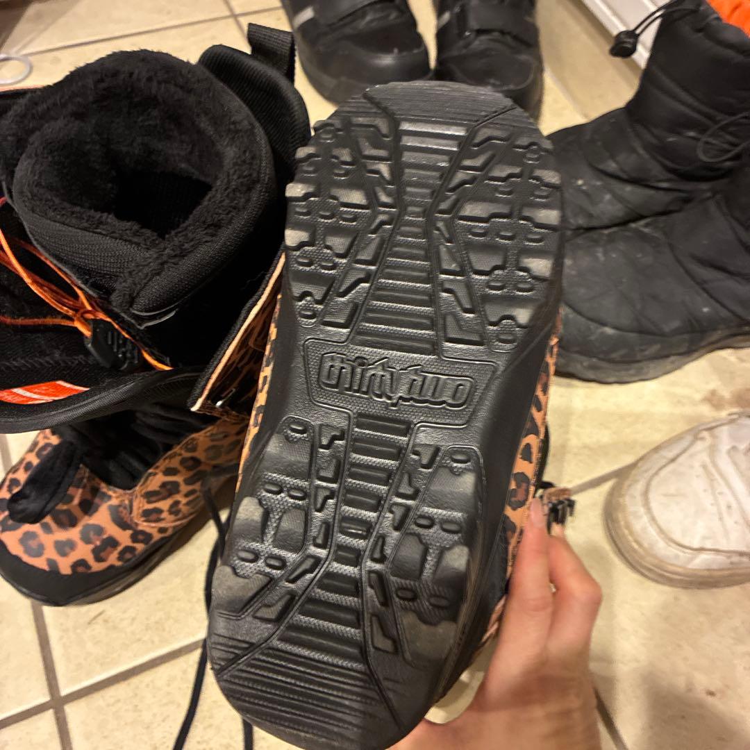 thirtytwo ヒョウ柄 スノーボードブーツ US6 24cm