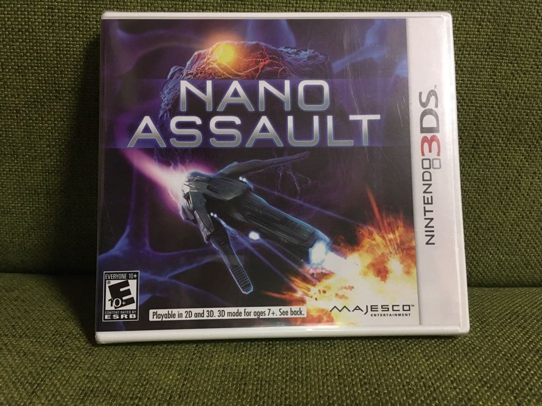 海外版　新品未開封シュリンク付き　ナノアサルト　3DS