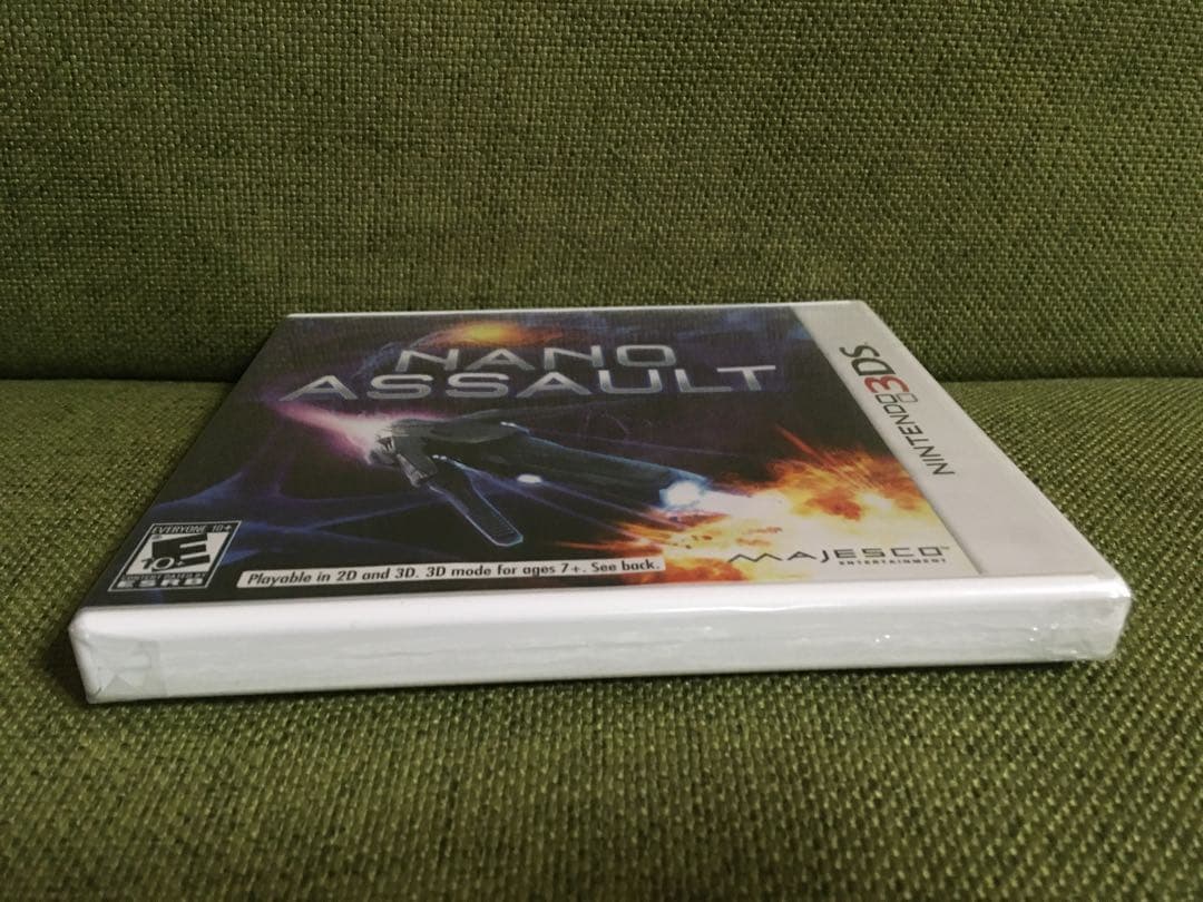 海外版　新品未開封シュリンク付き　ナノアサルト　3DS