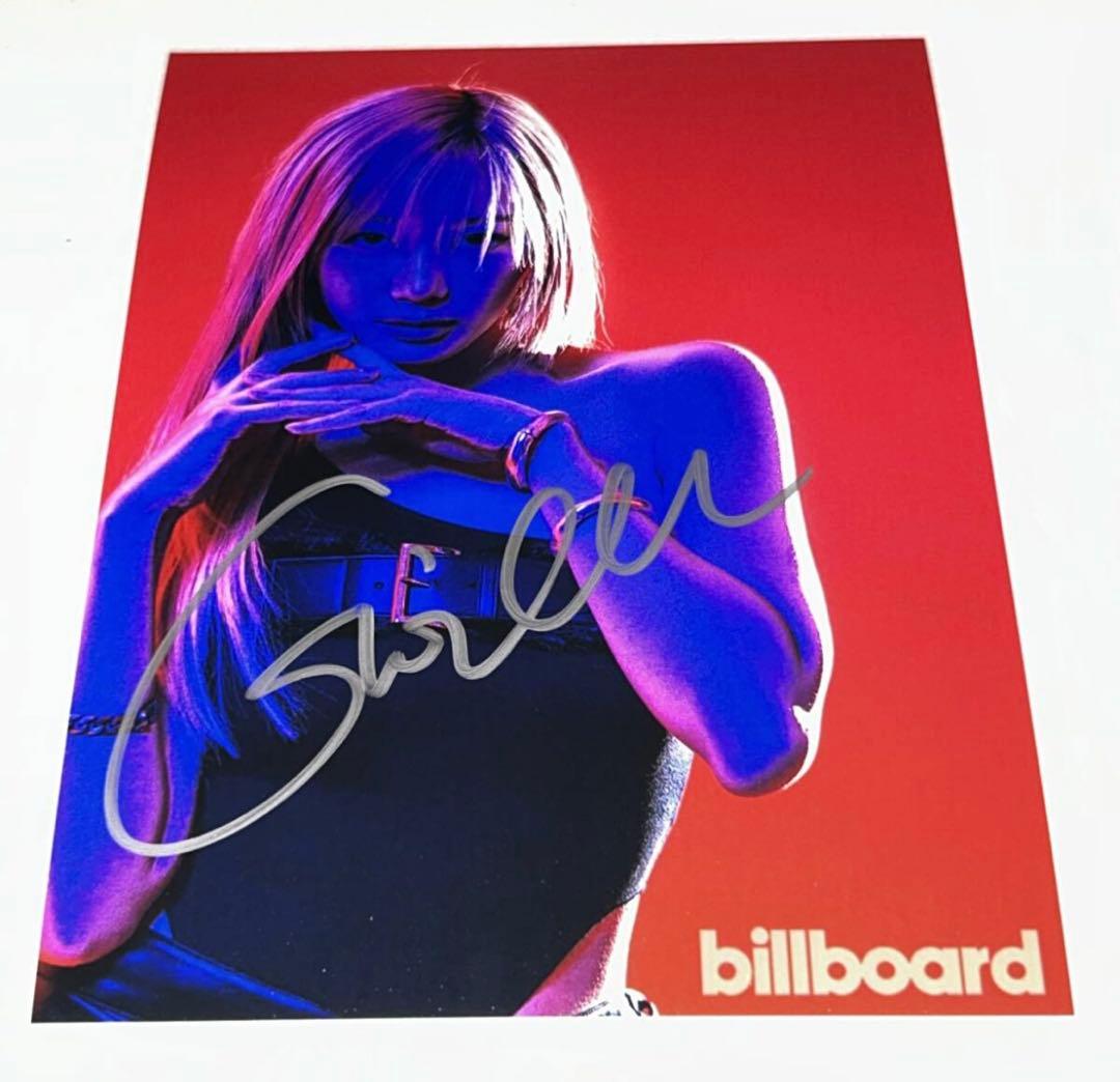 aespaジゼル　直筆サイン