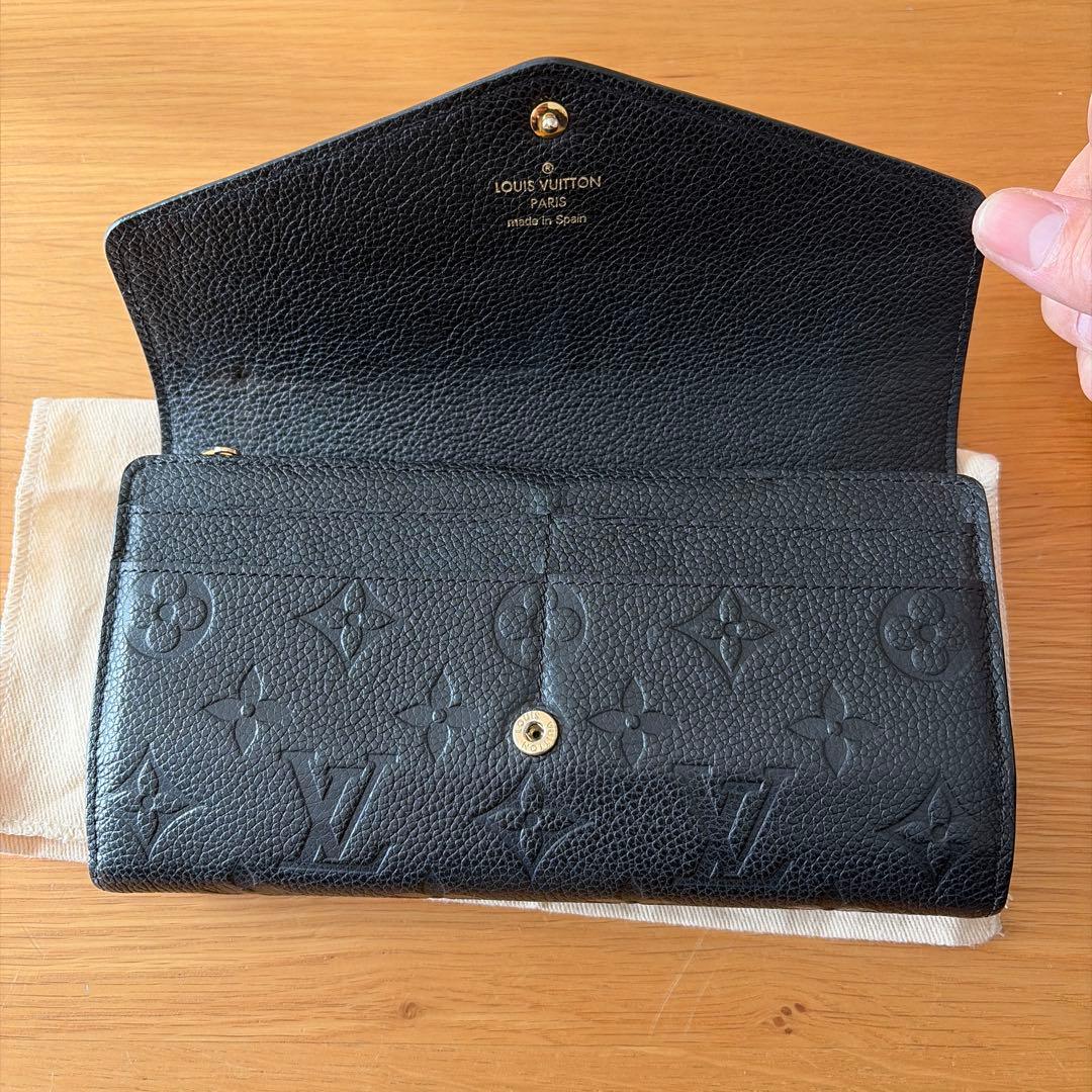 Louis Vuitton ブラック 長財布