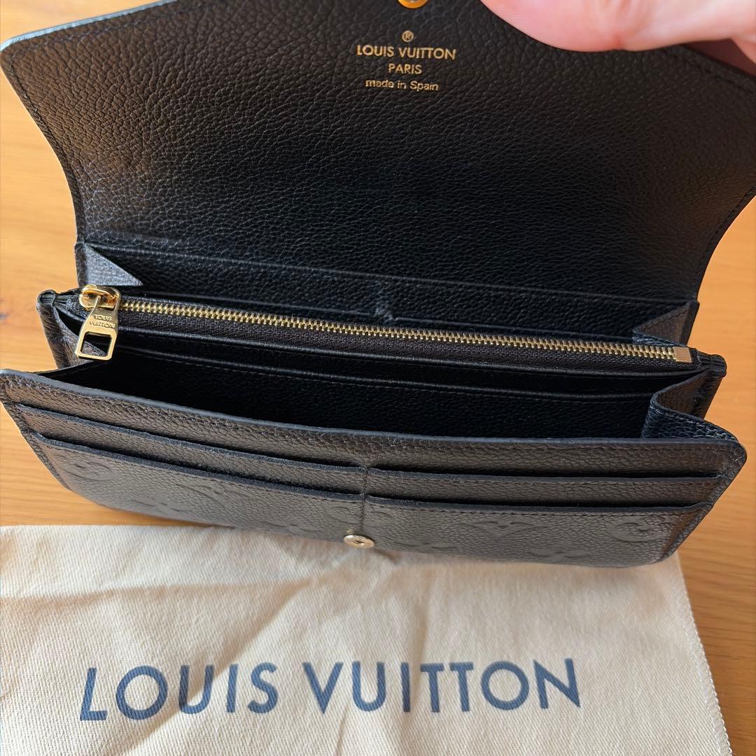 Louis Vuitton ブラック 長財布