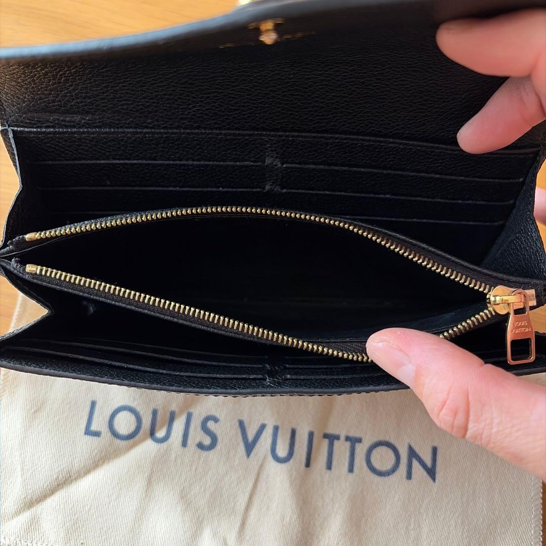 Louis Vuitton ブラック 長財布