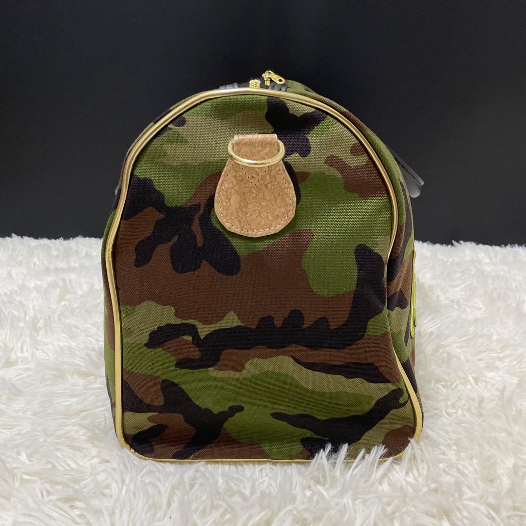 極希少⭐️2way マークアンドロナ ボストンバッグ ロゴプレート スタッズ 迷彩