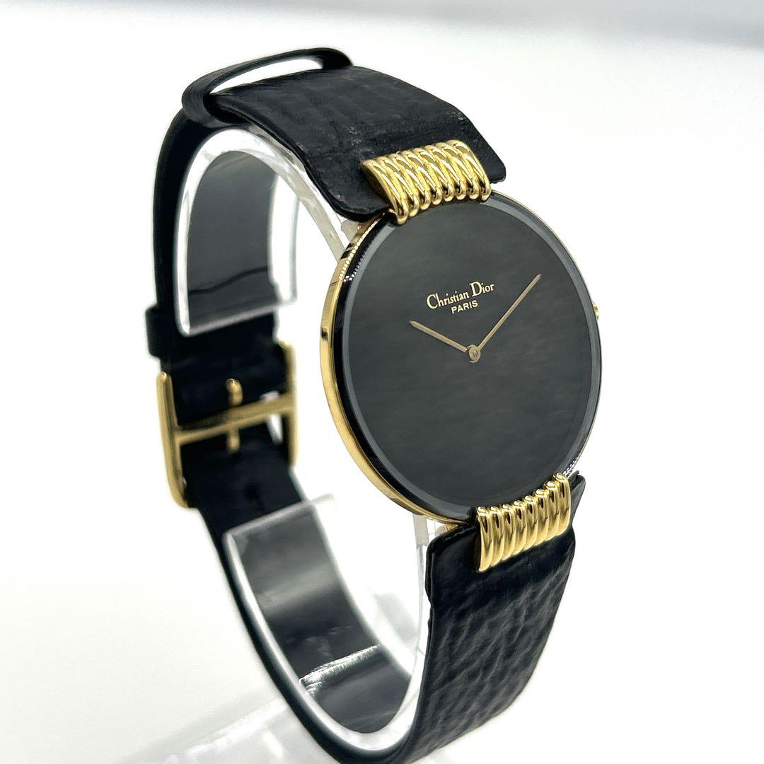 稼働・新品電池✨Christian Dior バギラ ブラックムーン 腕時計