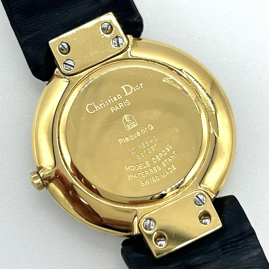 稼働・新品電池✨Christian Dior バギラ ブラックムーン 腕時計