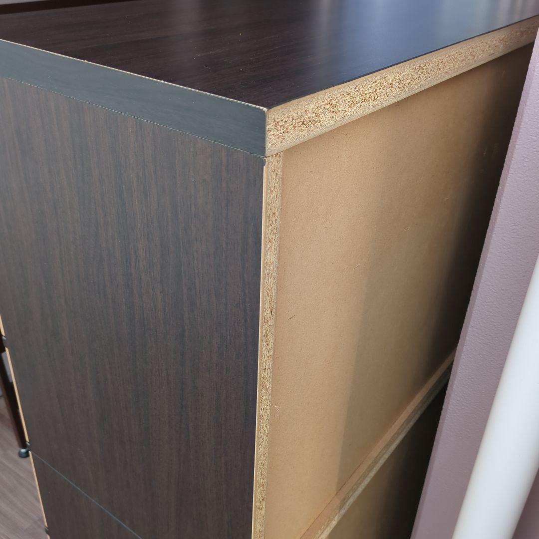 み*ろ様 木製チェスト 6段 ブラウンベージュ