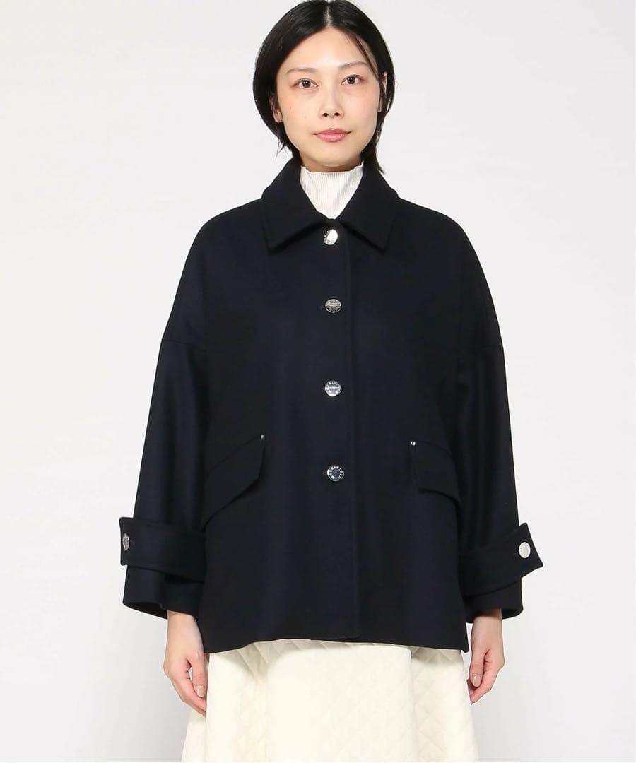 マッキントッシュ HUMBIE SHORT L BUTTON BLACK