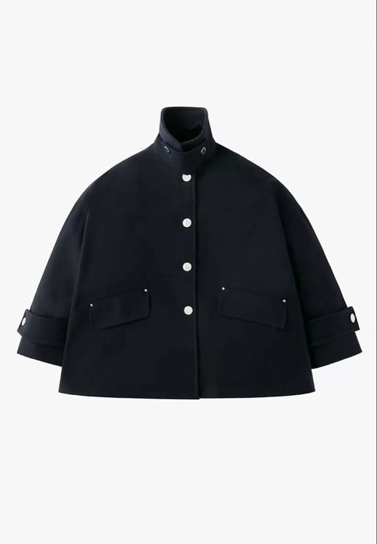 マッキントッシュ HUMBIE SHORT L BUTTON BLACK