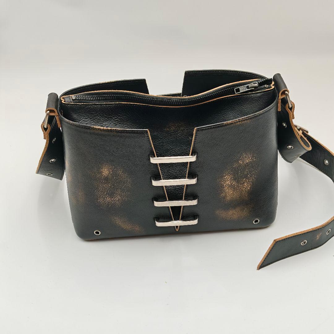 GRANCY ヴィンテージライクレザーバッグ