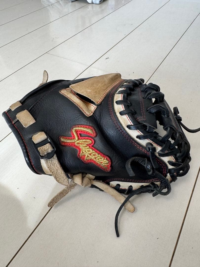 久保田スラッガー　野球トレーニングキャッチャーミット　黒