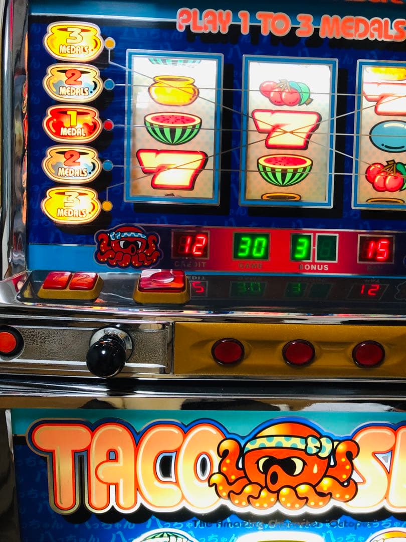 美品　4号機　タコスロ　実機　不要機付　送料込　パチスロ