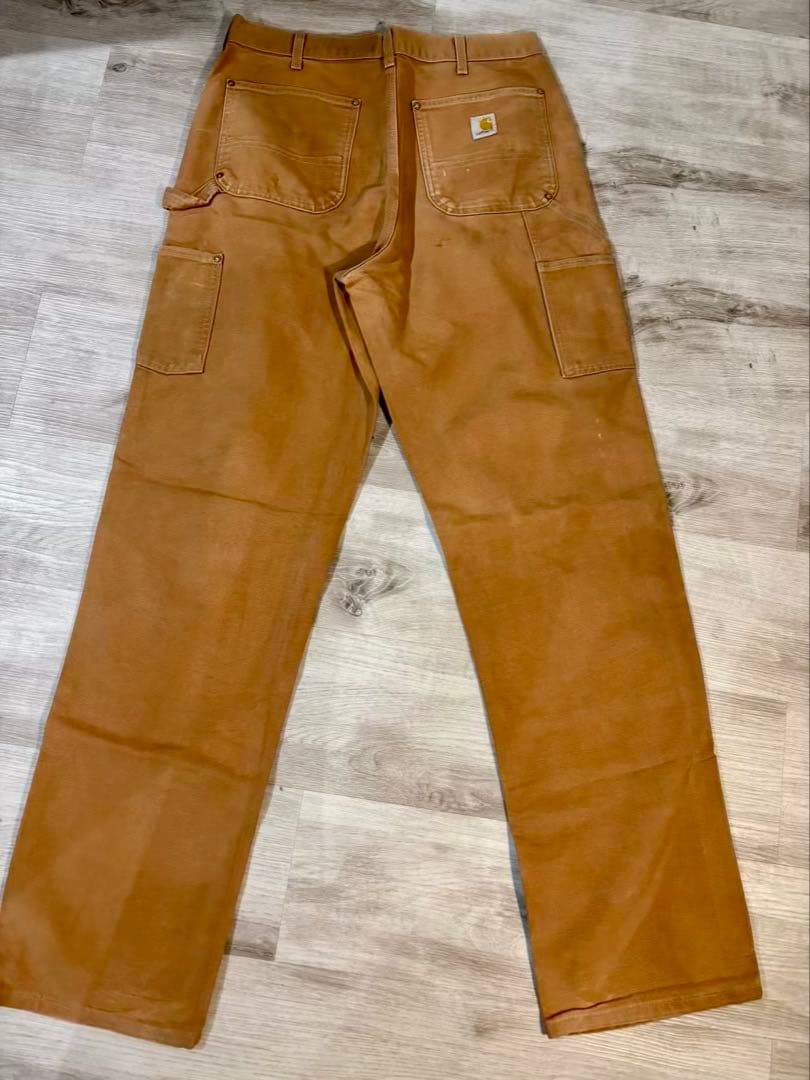 376 Carhartt B01 ダブルニー USA製 ブラウン