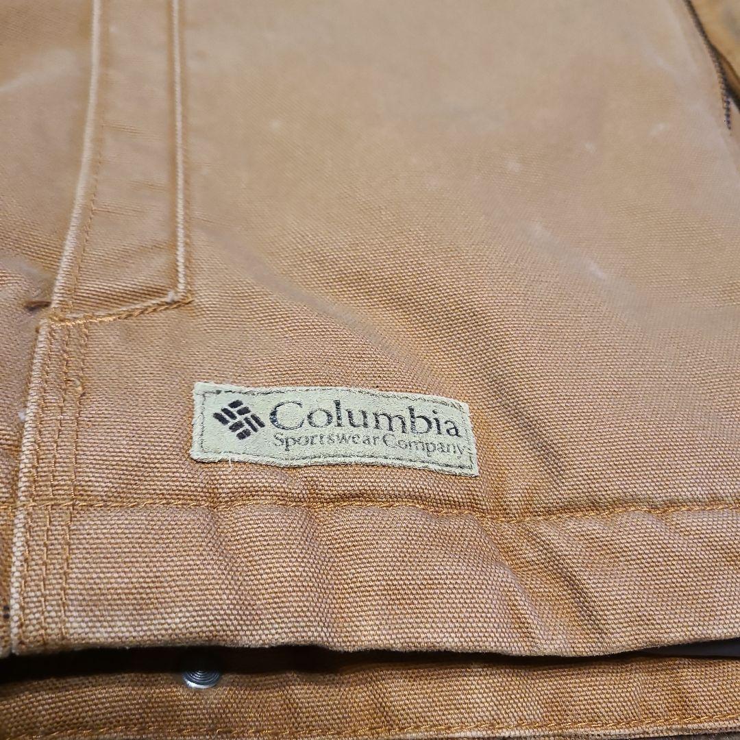 Columbia ブラウン ワークジャケット　M