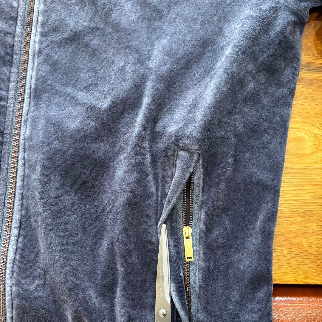 ハ*@様 adidas トラックジャケット ベロア SST ダークネイビー　常田