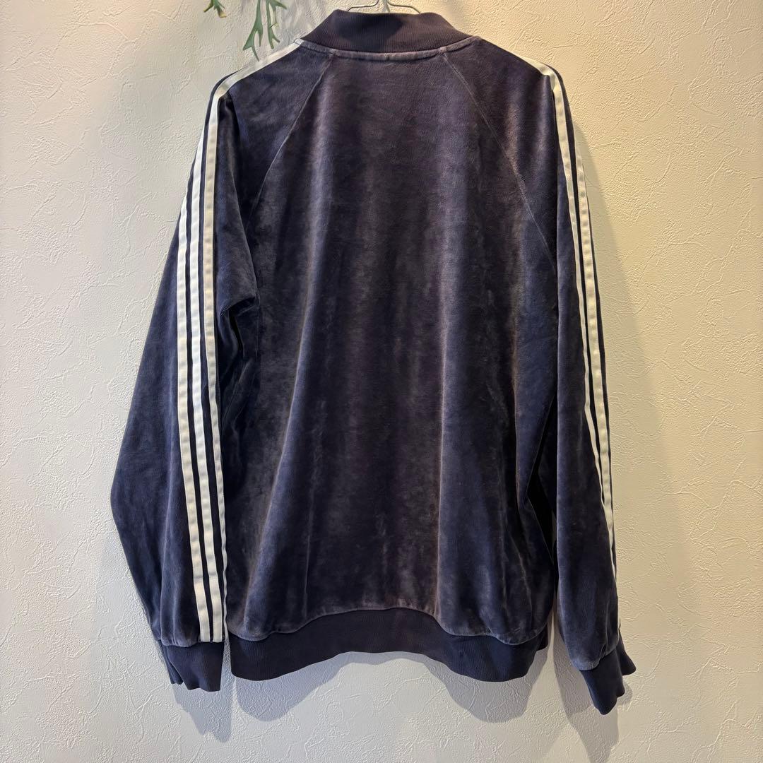 ハ*@様 adidas トラックジャケット ベロア SST ダークネイビー　常田