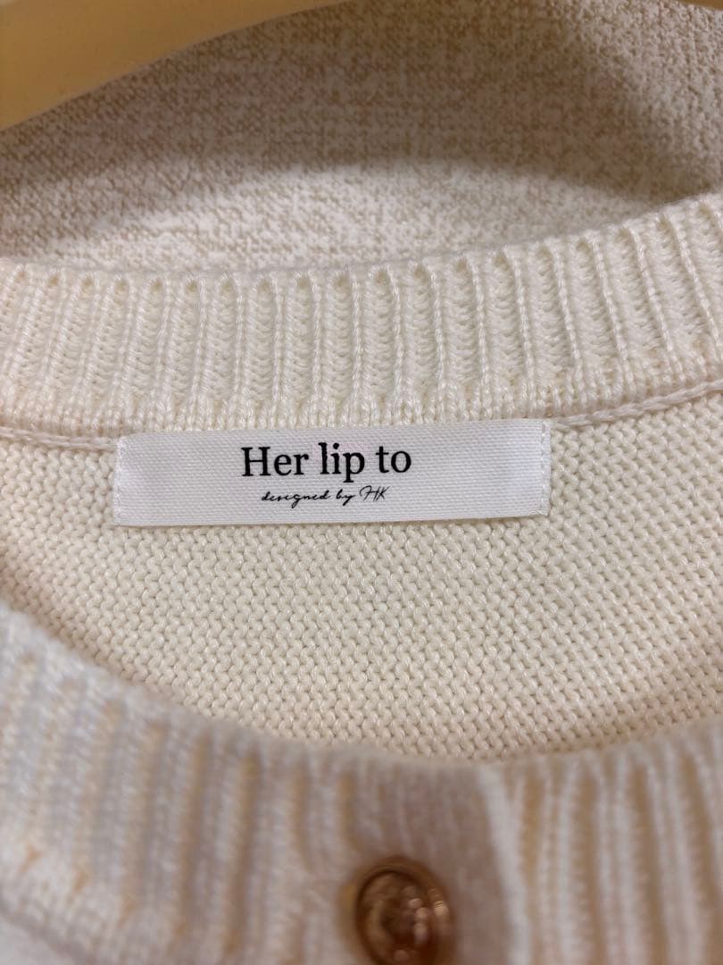 ⚠️早い者勝ち⚠️Cecily Cable Knit Dress herlipto