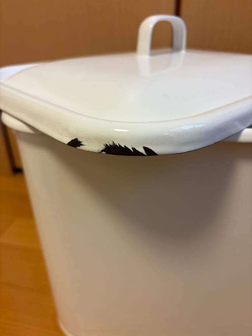 ホワイト ホーロー ブレッドボックス ブレッド缶 協和工業