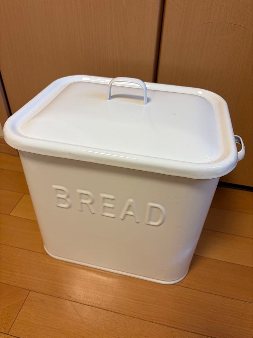 ホワイト ホーロー ブレッドボックス ブレッド缶 協和工業