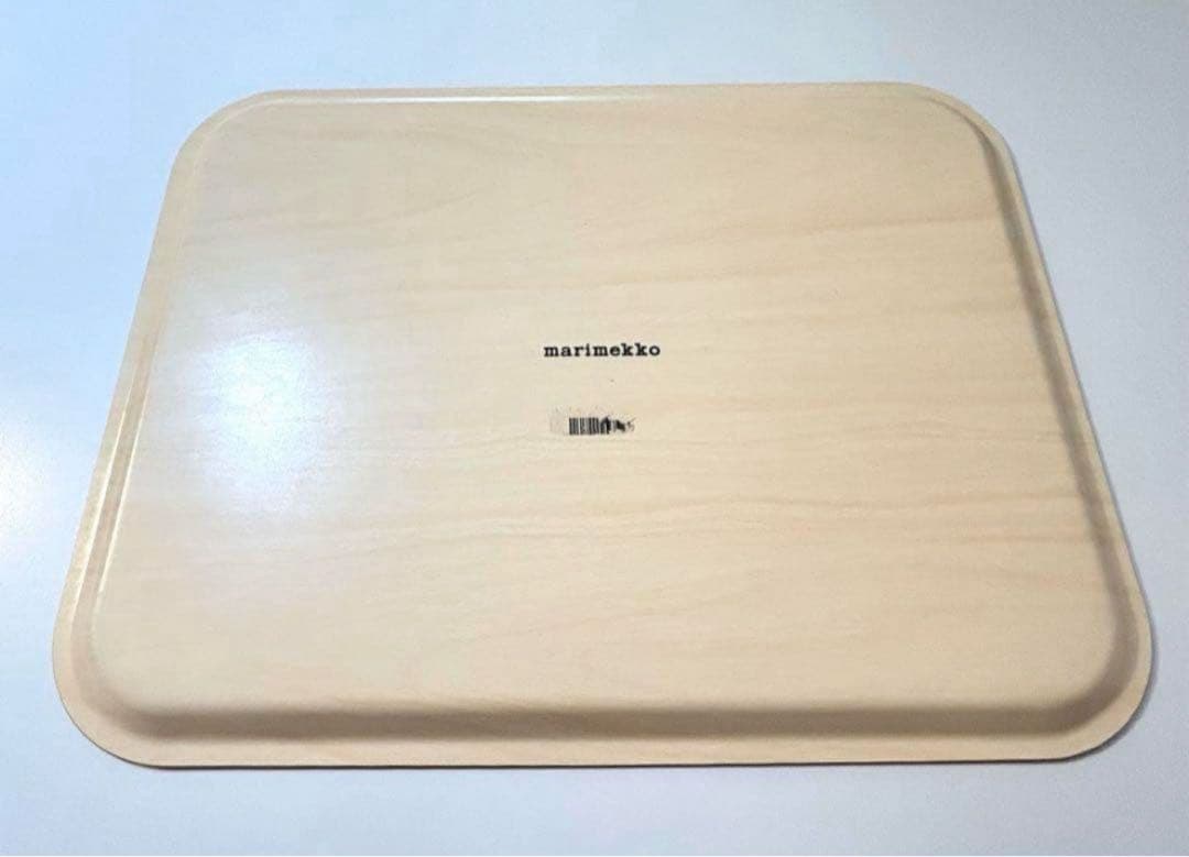 839【特大サイズ43cm x 33cm】廃盤marimekkoトレイ②ウニッコ