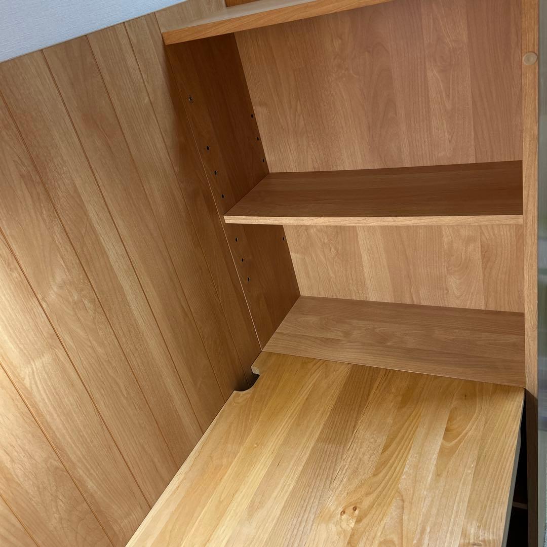 cheese！【国産家具】堀田木工所・半個室デスク本棚セット