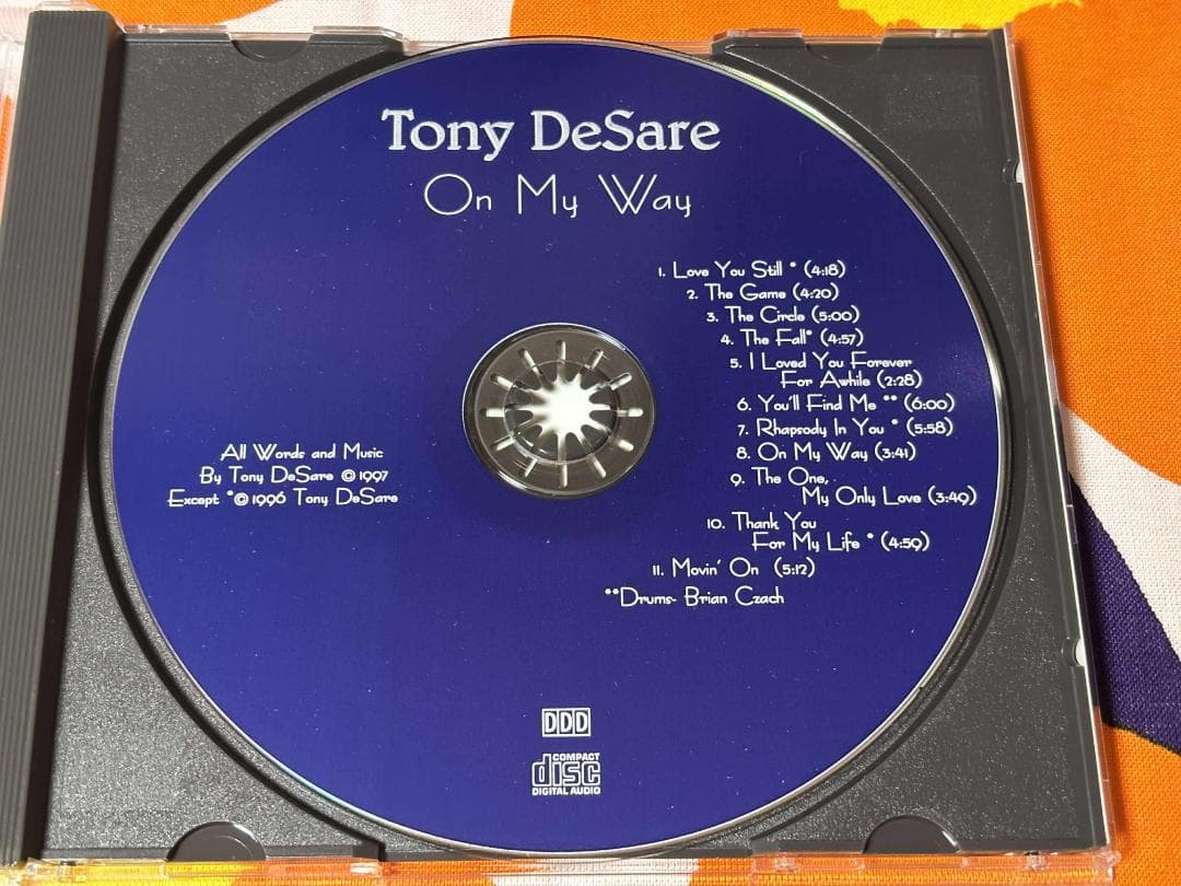洋楽 Tony DeSare On My Way CD