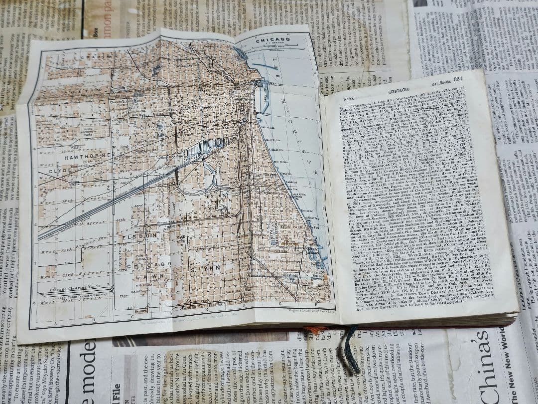 洋書古書地図1909年