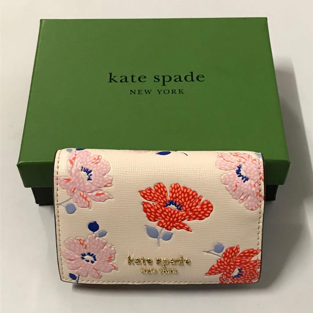 kate spade ケイトスペードキーケース　モーガン　ドッティ　フローラル