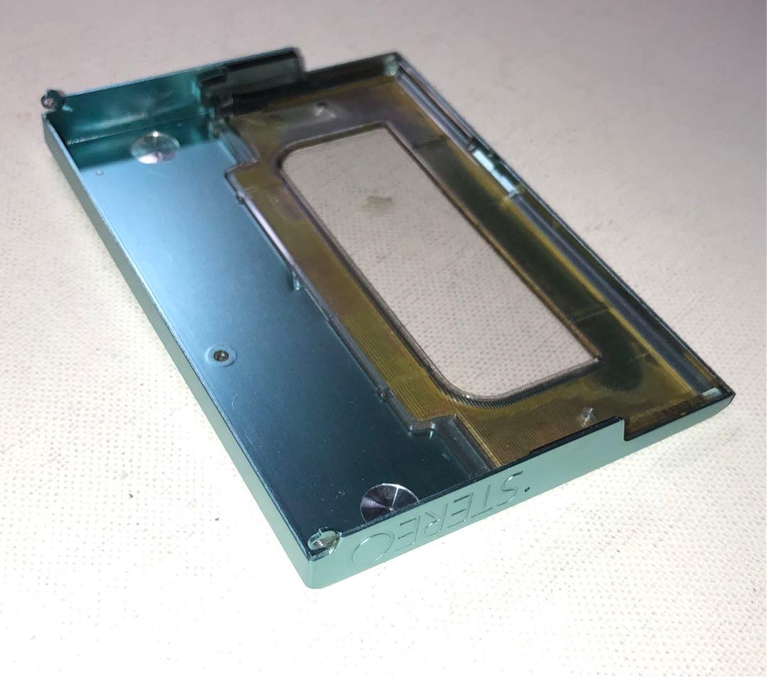 これ液漏復活？ワウフラ仕様通動くSONY WM-DDアナログガジェット、ブルーQ