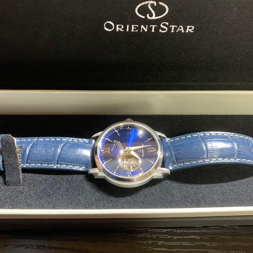 な*る様 Orient Star 自動巻き 腕時計 青　DA02-C0-B　保証