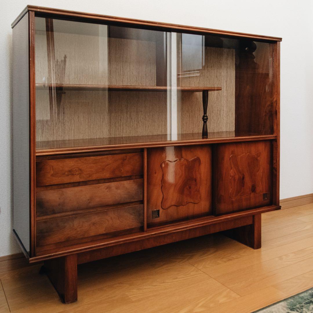 水屋箪笥/レトロな木製キャビネット