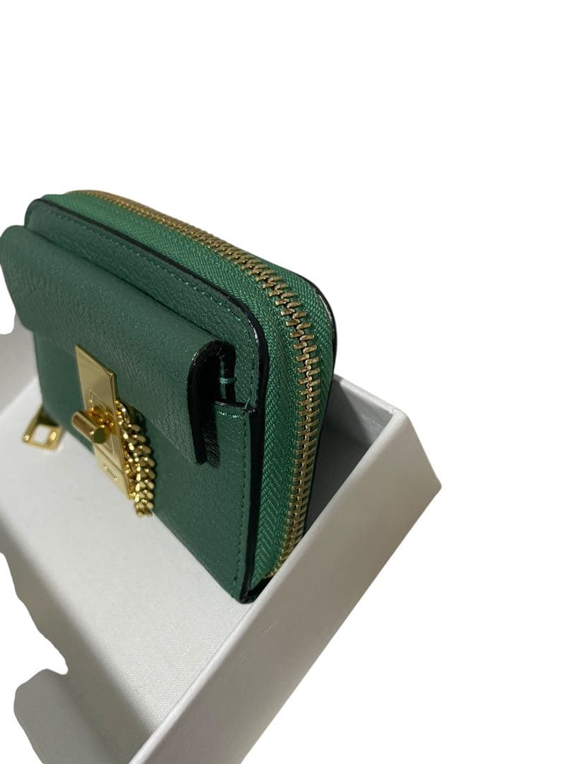 【美品】Chloe クロエ　ドリューミニ財布　グリーン