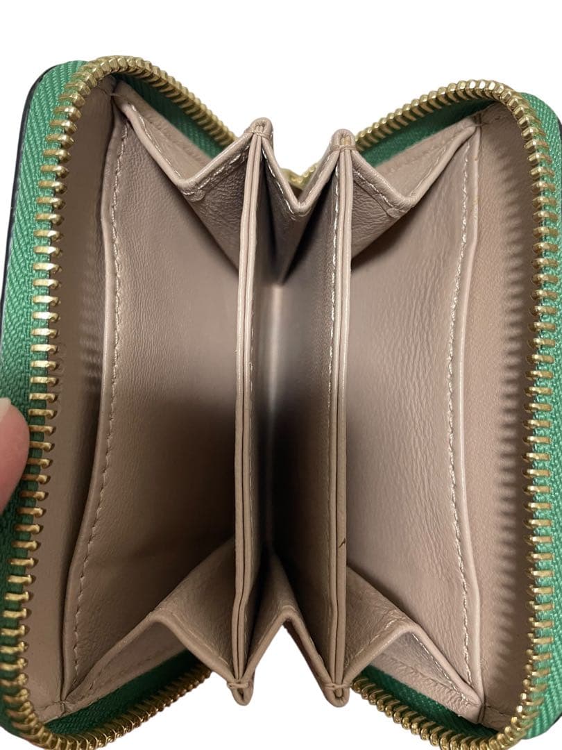 【美品】Chloe クロエ　ドリューミニ財布　グリーン