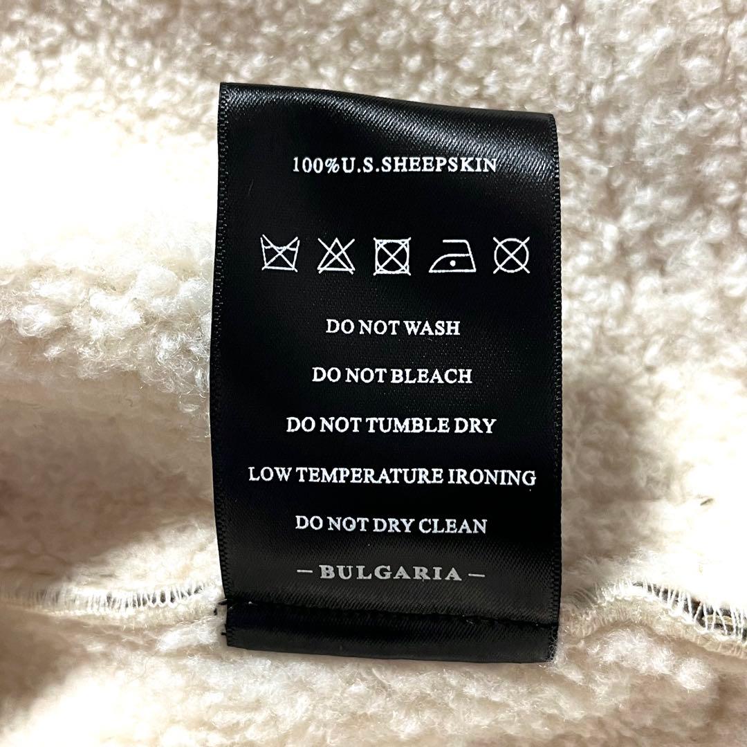 ✨新品未使用✨RISELIN リアルムートンジャケット 羊革 B-3 XLサイズ