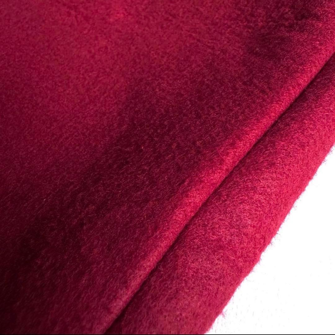 21aw コムデギャルソン コムコム フェルト ワイドパンツ レッド S