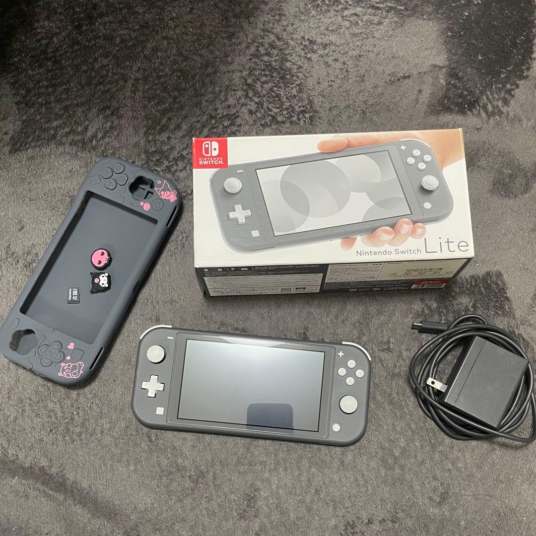 Nintendo Switch Lite 、充電器、SDカード、ケース付き