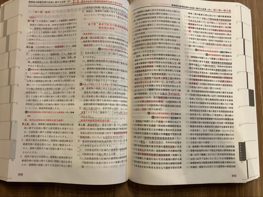 今週限定　 建築基準法関係法令集 2025年版/一級用/アンダーライン済み