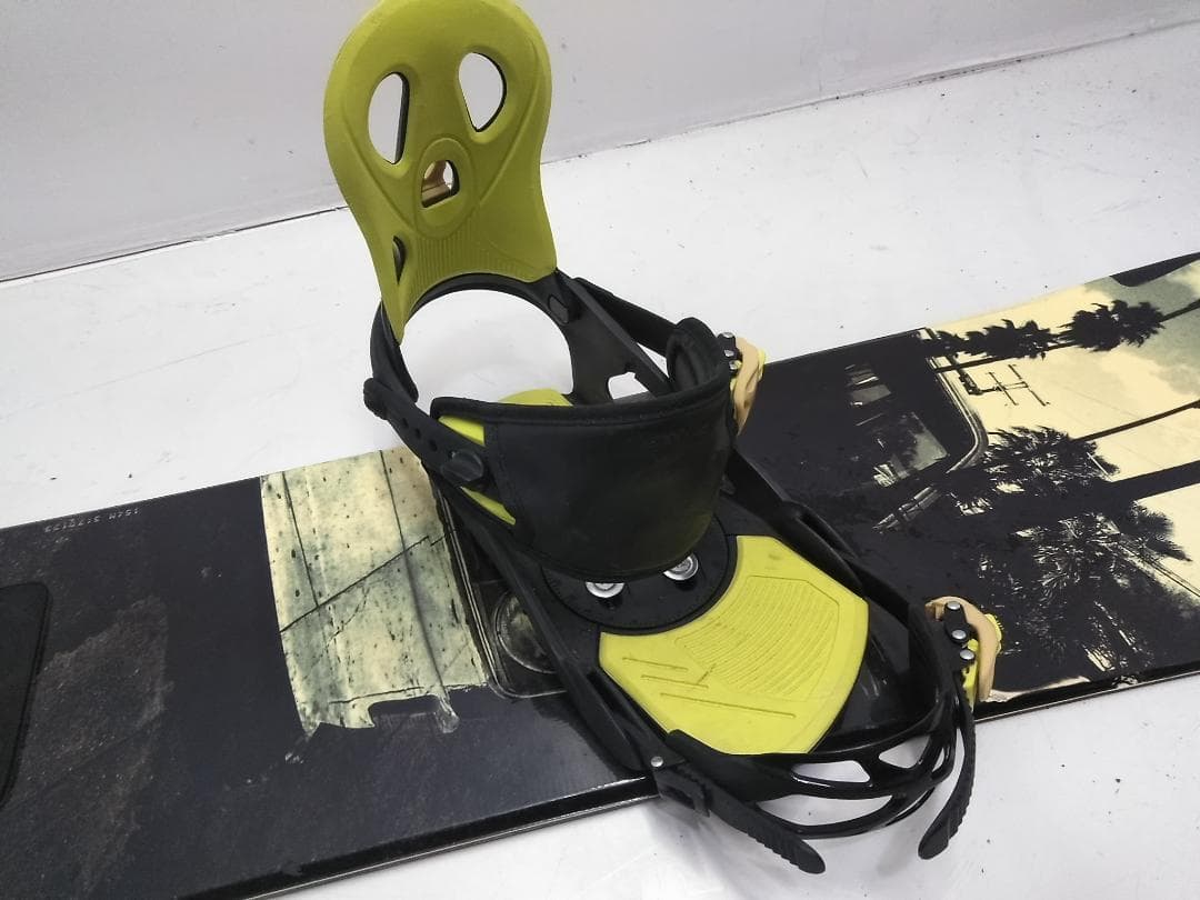 SECRET GARDEN 154cm メンズスノーボード2点セット ビンL △