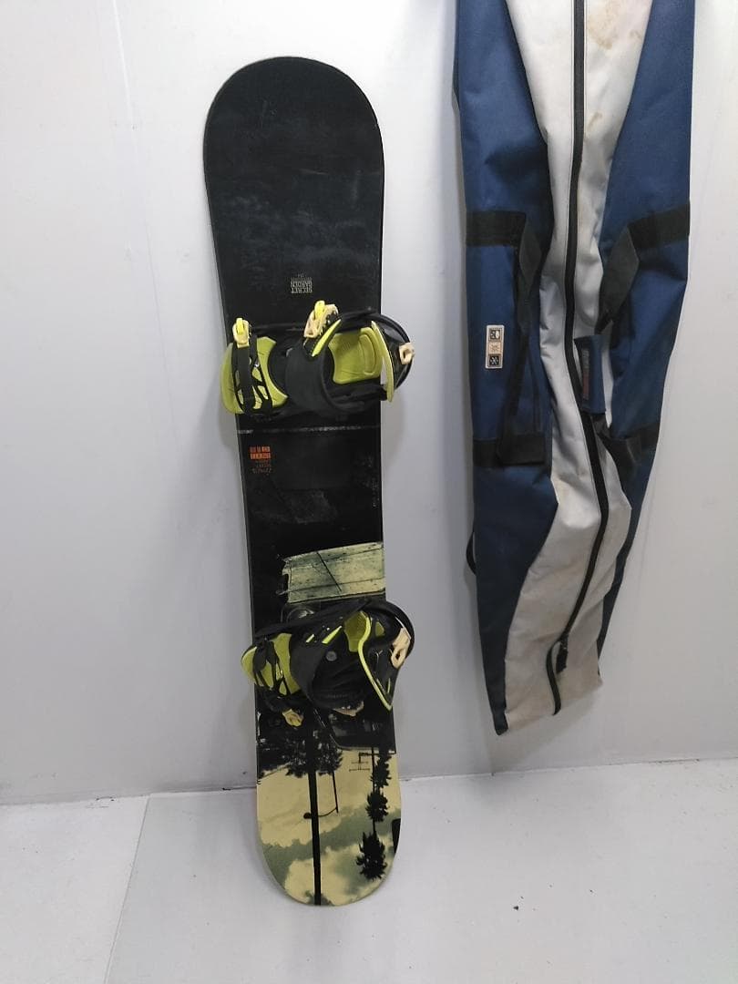 SECRET GARDEN 154cm メンズスノーボード2点セット ビンL △