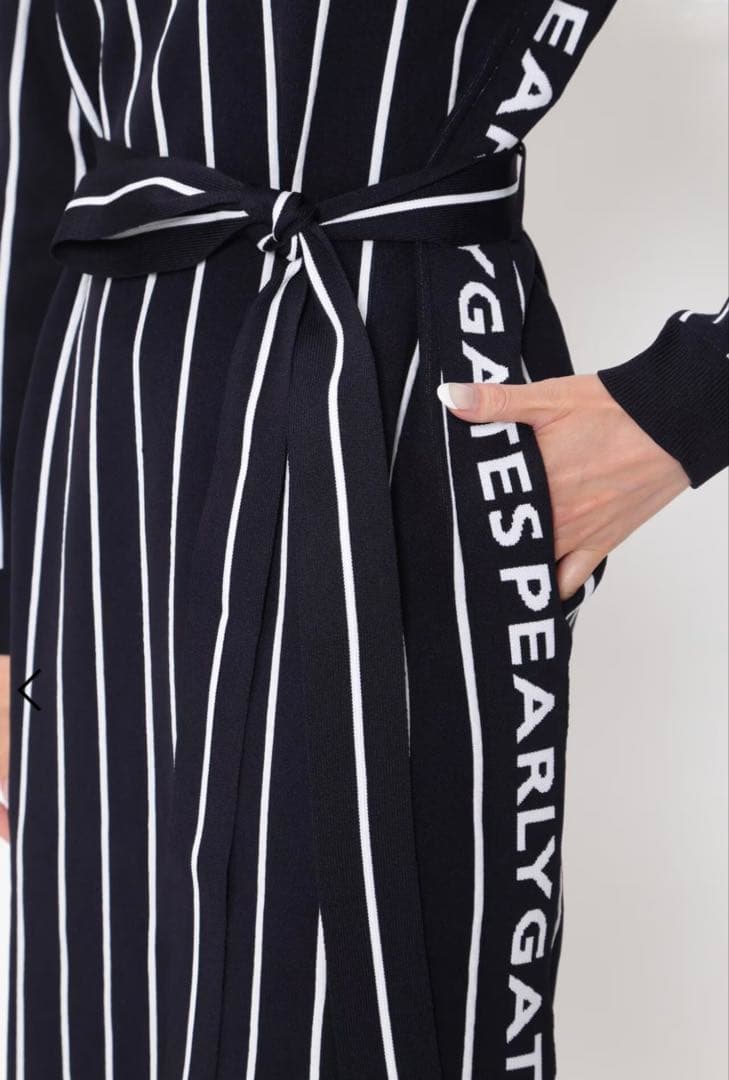 PEARLY GATES ストライプワンピース サイズ1