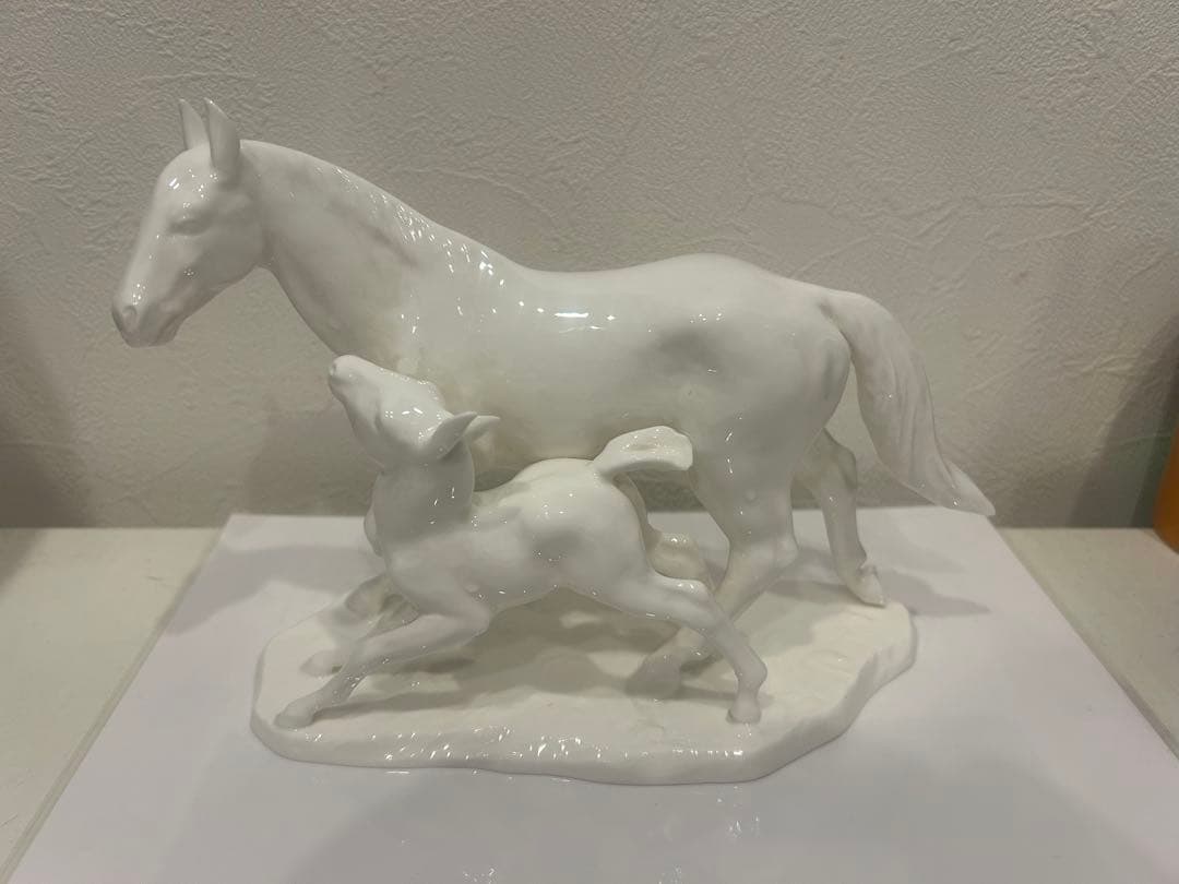 専用　Noritake 馬　午　置き物　白磁器