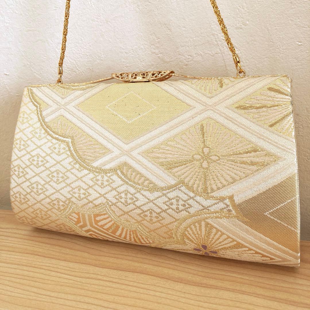 礼装　和装バッグ草履セット　金銀糸　結婚式　入学式　成人式