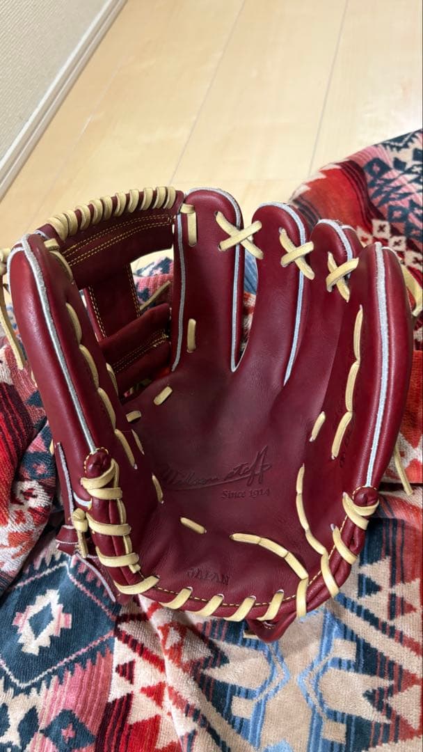 硬式用 WILSON STAFF DUAL 内野手用 86型　ブリック　限定